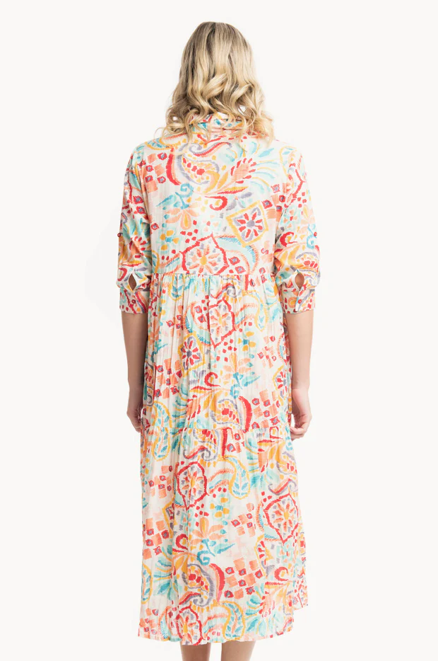 Giza Collar Layered Dress - Image 3