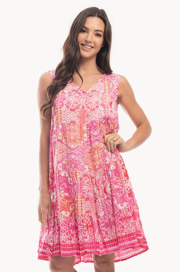 Kotor Layered Sleeveless Dress