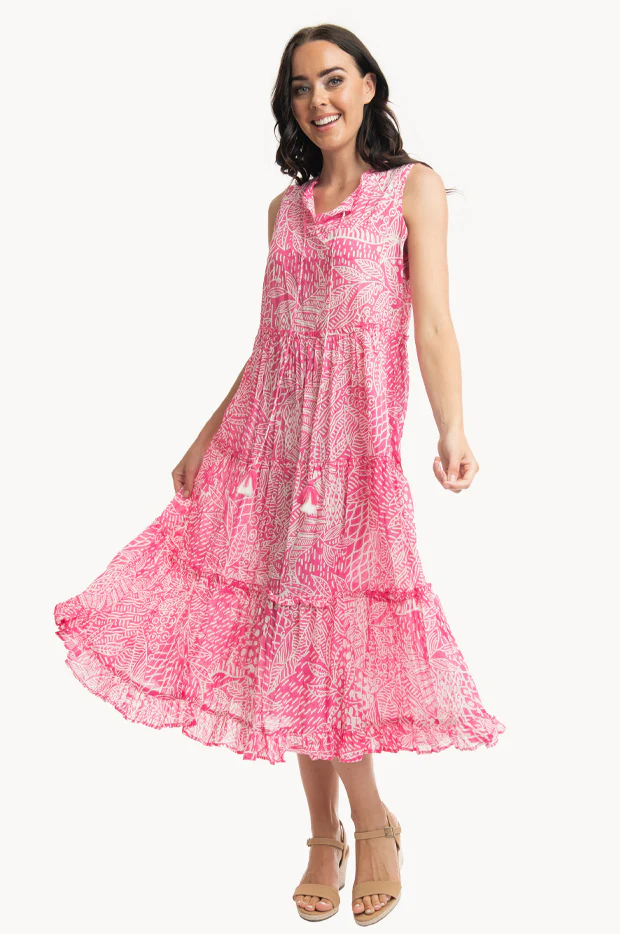 Leros Sleeveless Layered Dress