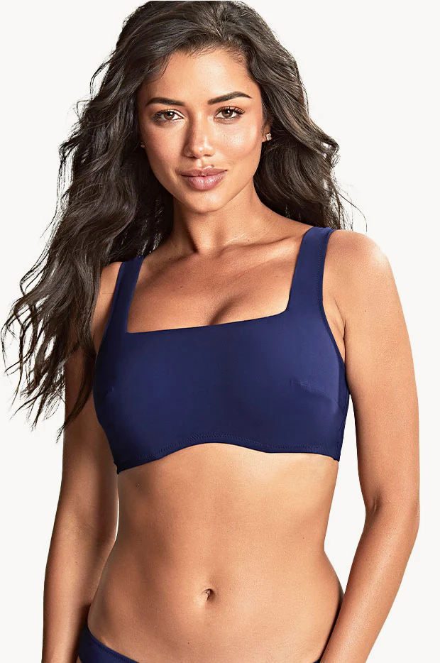 Azzurro Gina H Cup Square Neck Crop