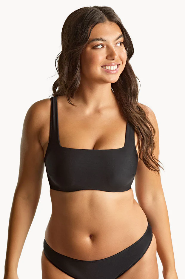 Plain Gina G Cup Square Neck Crop - Image 2