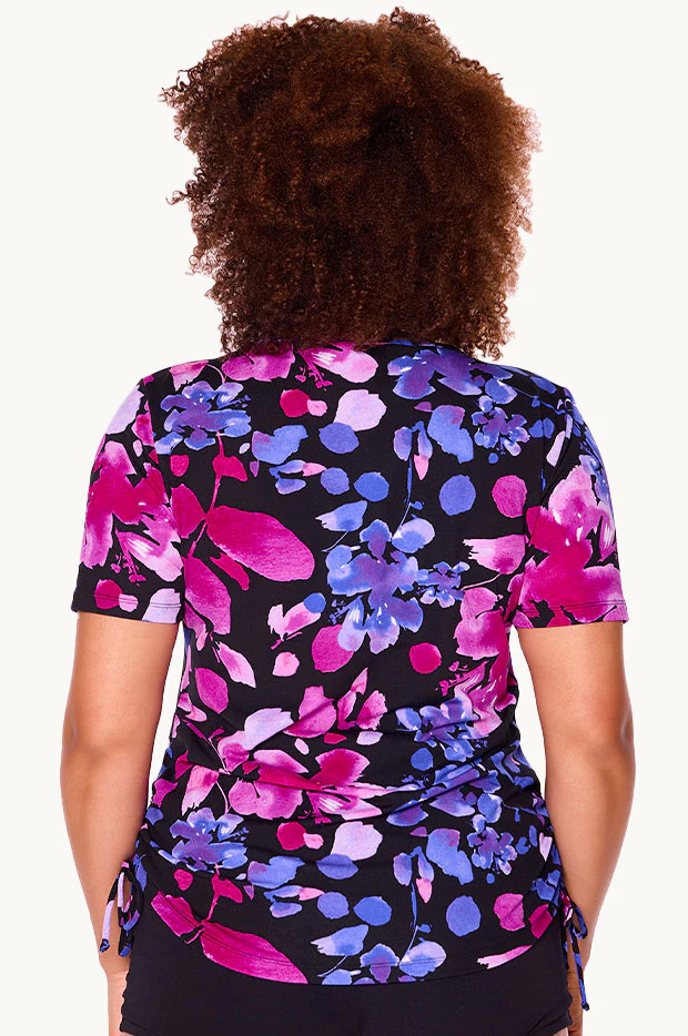 Paper Flowers Short Sleeve Suntop - Image 2
