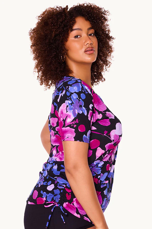 Paper Flowers Short Sleeve Suntop - Image 3