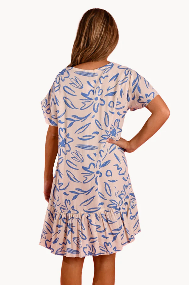 Picasso's Garden Button Dress - Image 3