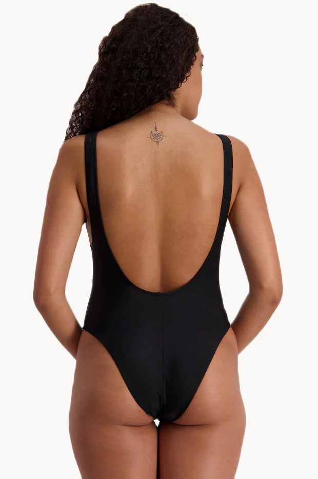 Scoop Neck High Leg One Piece - Image 2