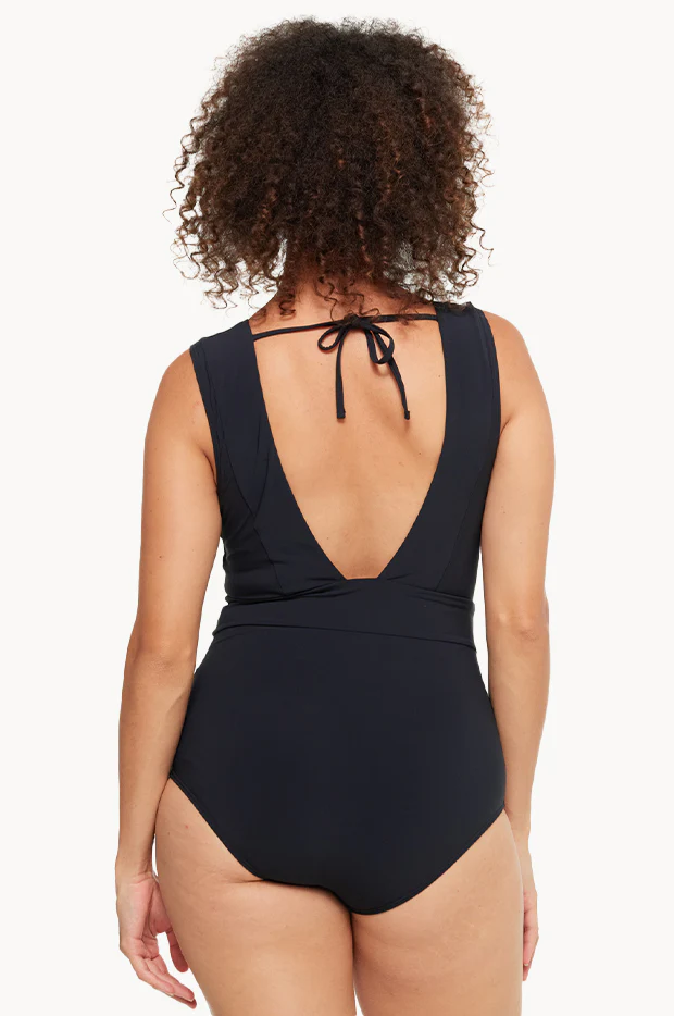 Plain Ultra V Neck One Piece - Image 4