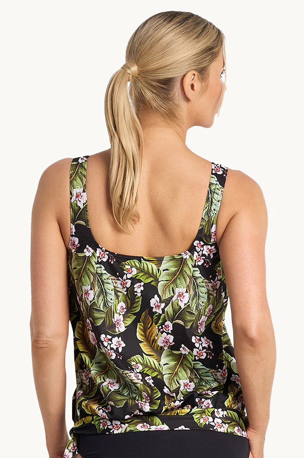 Leafique Scoop Blouson Tankini Separate - Image 2