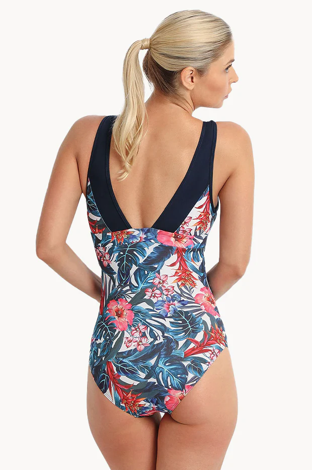 Oasis Ruched Scoop Neck One Piece - Image 2