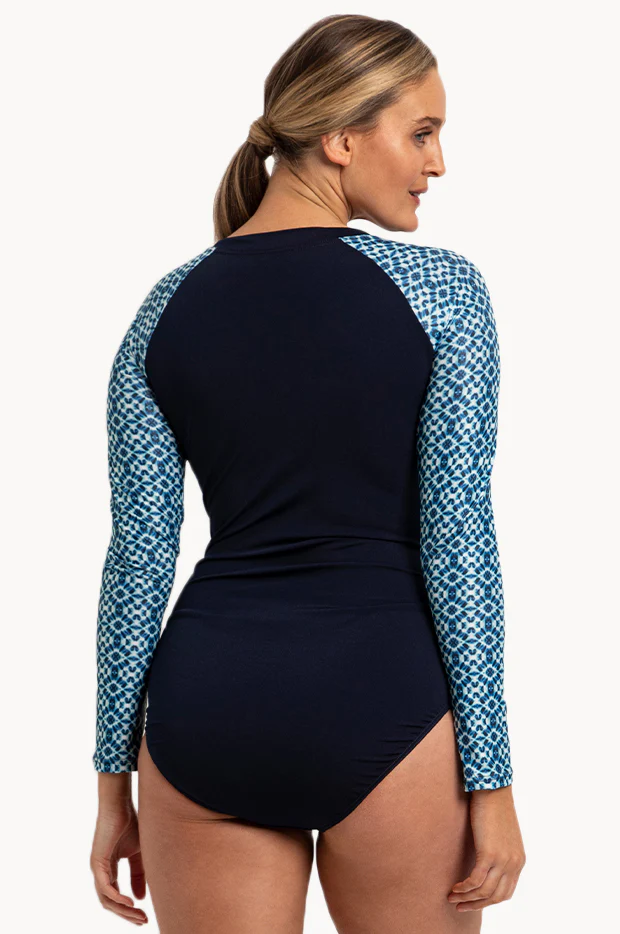 Ocean Zip Front Sunsuit - Image 2