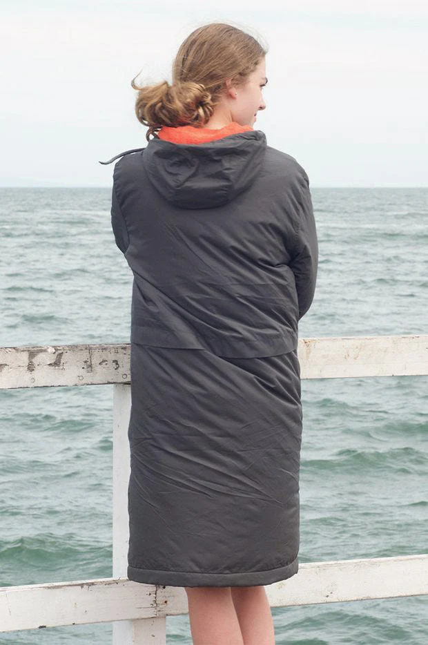 Kids Waterproof Hooded Towelling Robe 3-9Y - Image 4