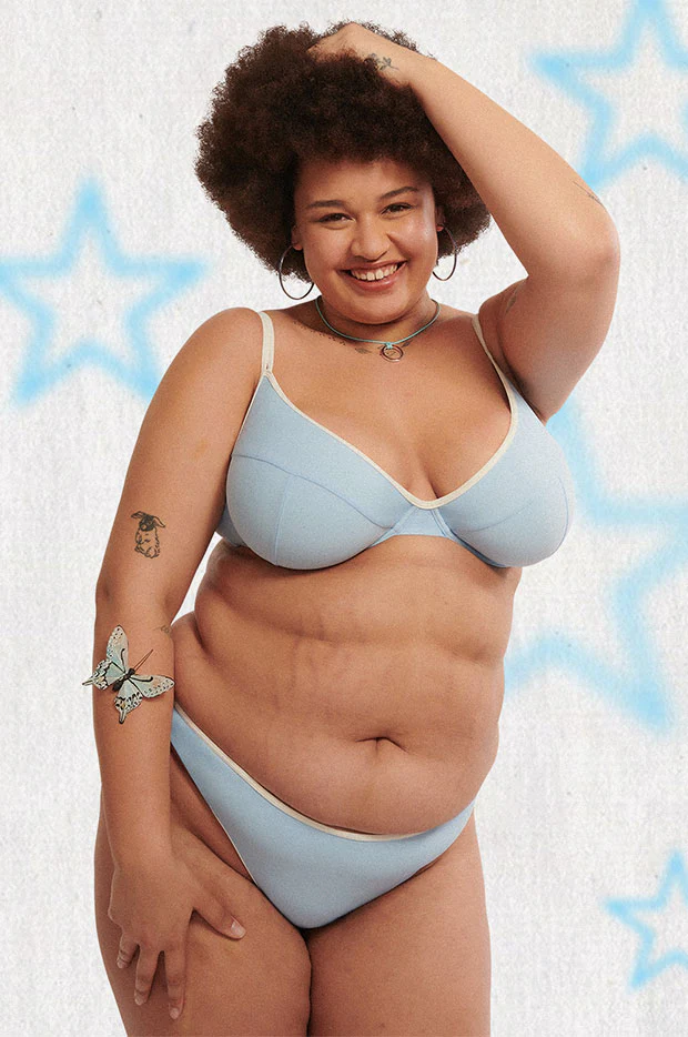Plain FF/G Cup Balconette Bra - Image 3
