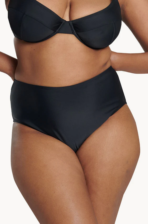Plain High Waist Full Brief - Image 3