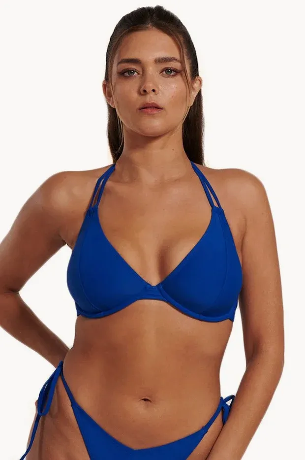 Plain E/F Cup Underwire Halter - Image 3