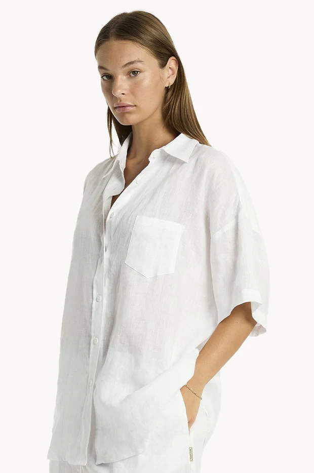 Resort Linen Aloha Shirt - Image 3