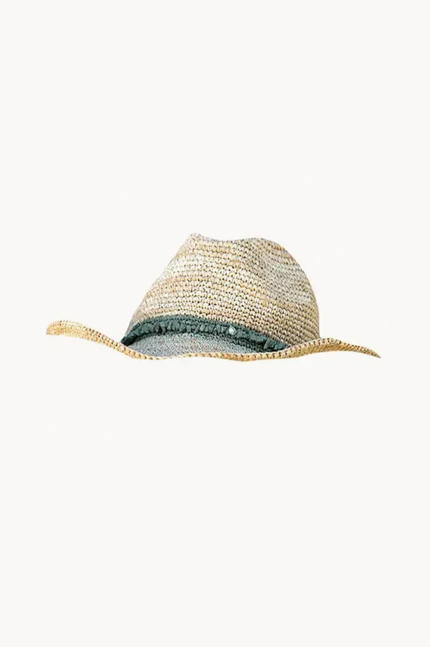 Castaway Taupe Raffia Cowboy Hat