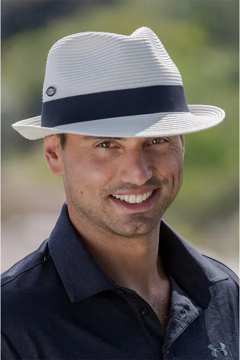 Harley Black Band Trilby Hat - Image 2