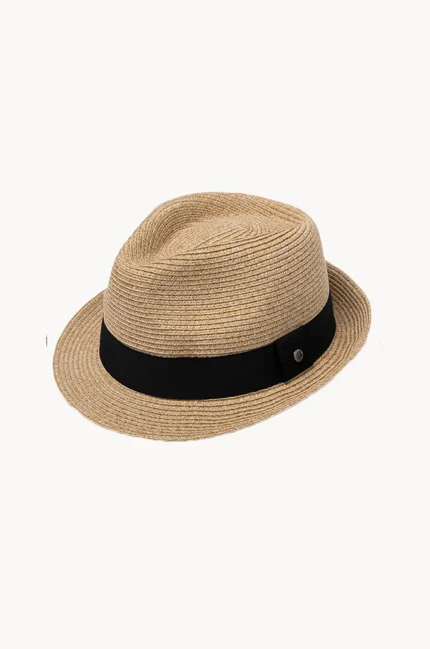 Harley Black Band Trilby Hat - Image 2
