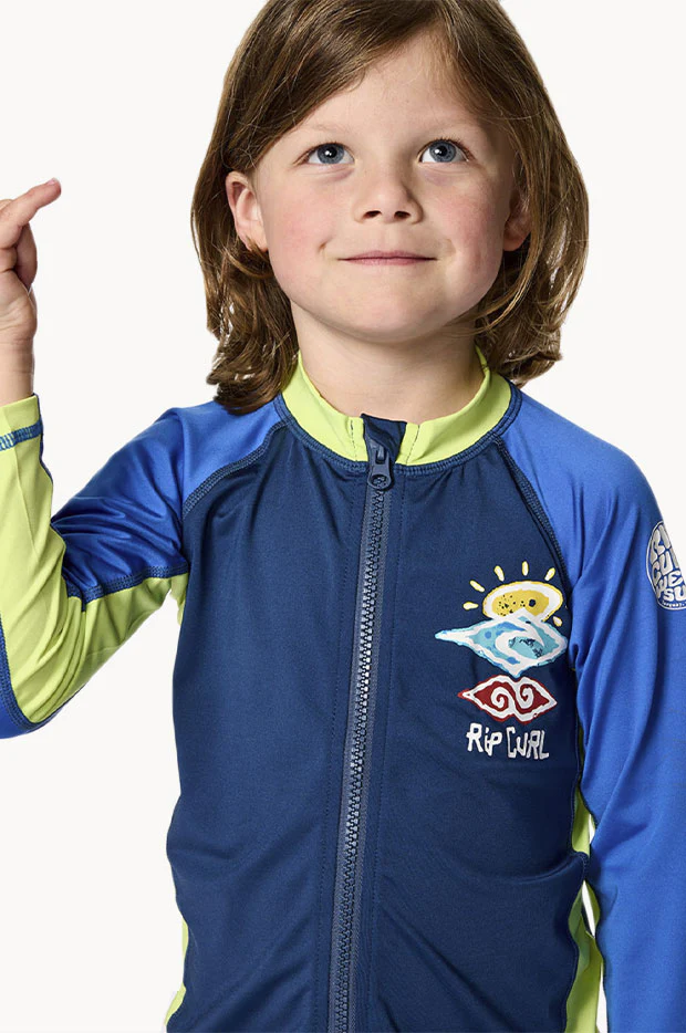 Boys Cosmic Long Sleeve Suntop - Image 3