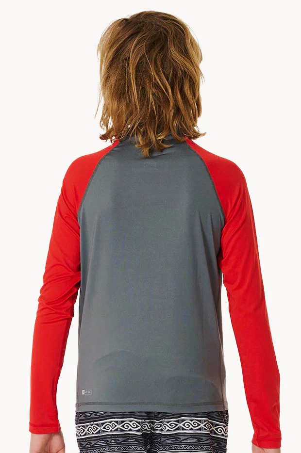 Boys Shock Long Sleeve Suntop - Image 2
