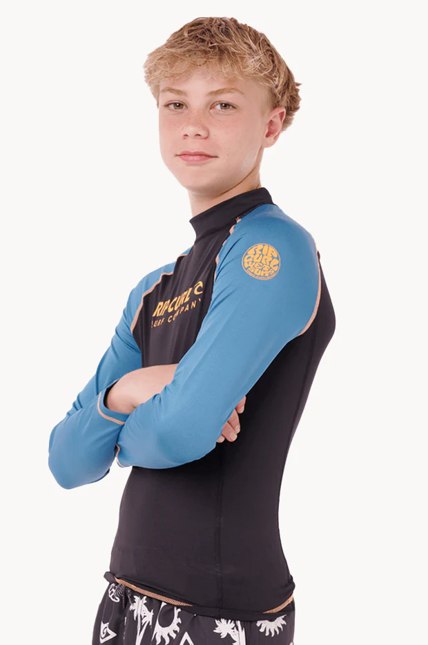 Boys Shock Long Sleeve Suntop - Image 3