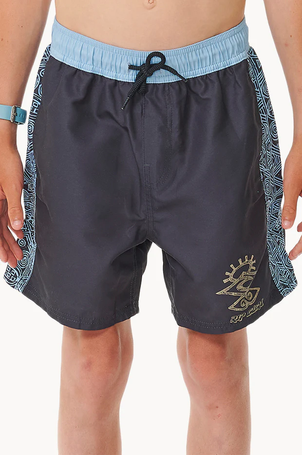 Boys Shred Rock Block Volley Short - Image 2