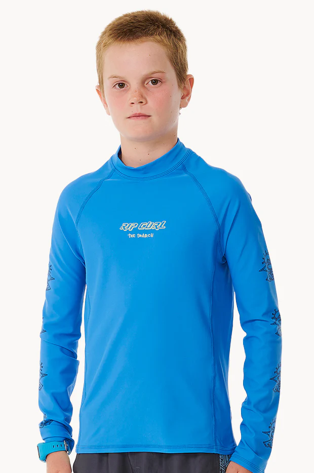 Boys Shred Rock Long Sleeve Suntop
