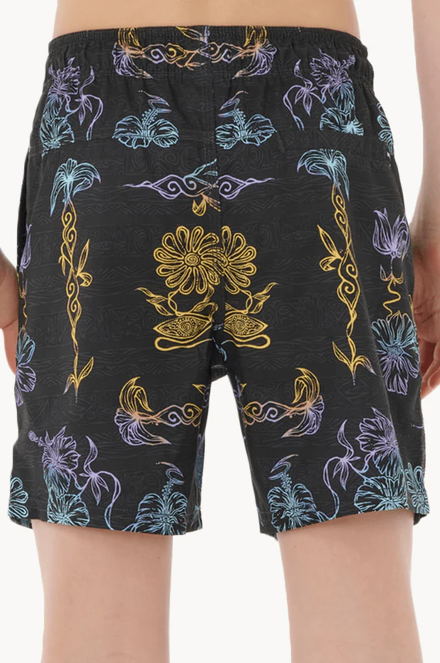 Boys Tropic Daze Floral Volley Boardshort - Image 2