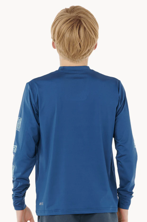 Boys Tropic Daze Long Sleeve Suntop - Image 2