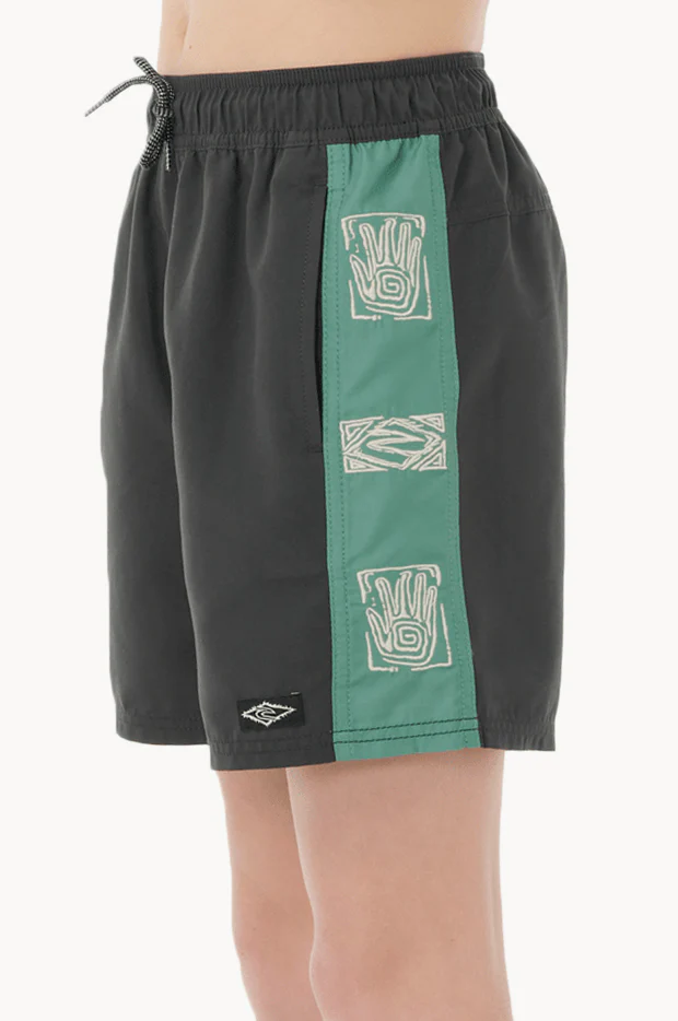 Boys Tropic Daze Panel Volley Boardshort - Image 3
