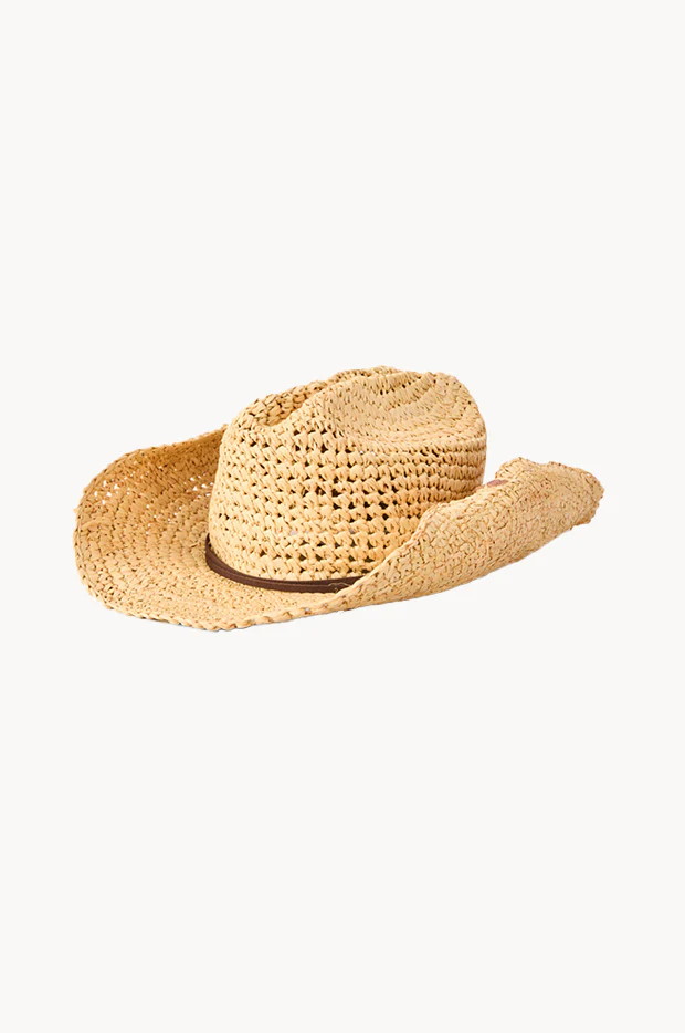 Crushable Straw Cowgirl Hat - Image 2