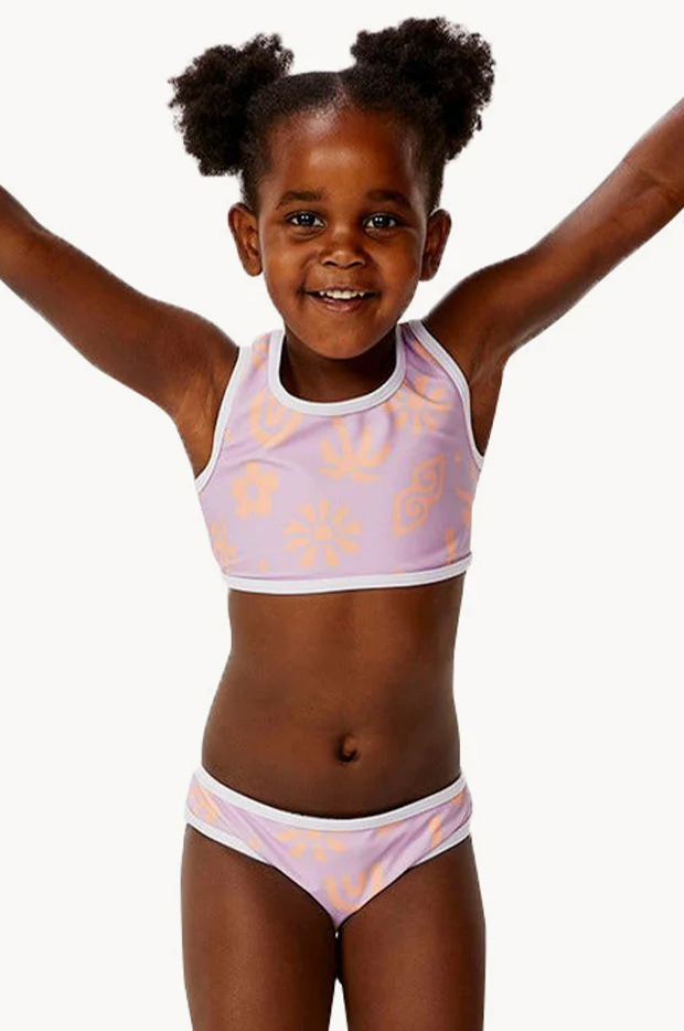 Girls Low Tide Crop Set