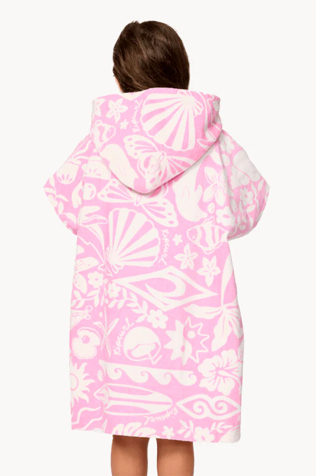Girls Mixed Snap Hooded Towel - Image 2