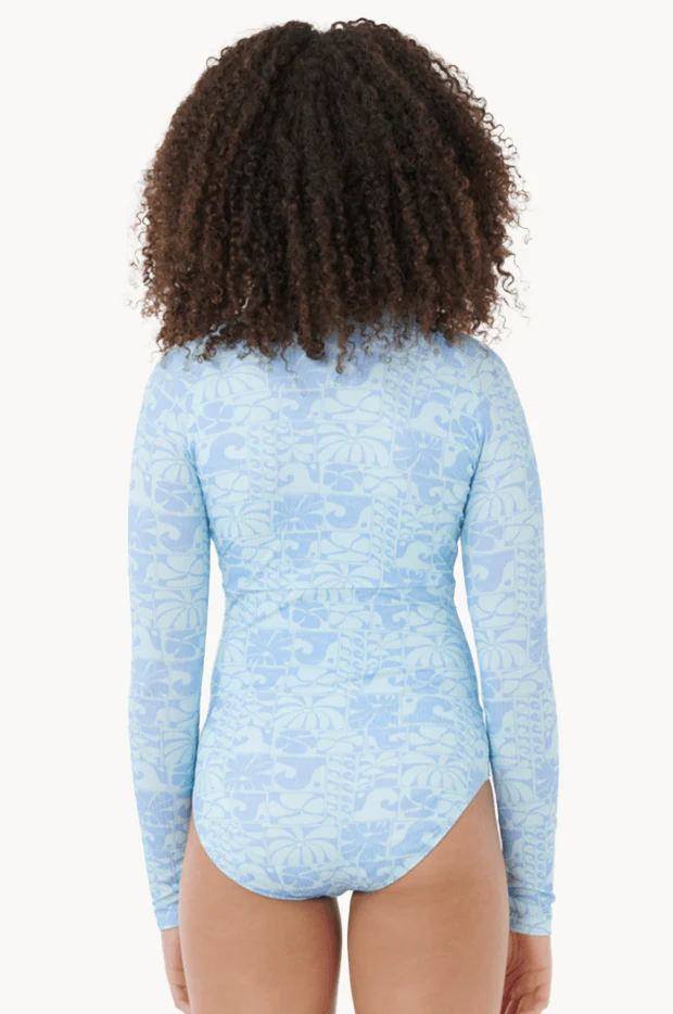 Girls Oceanic Rib Sunsuit - Image 2