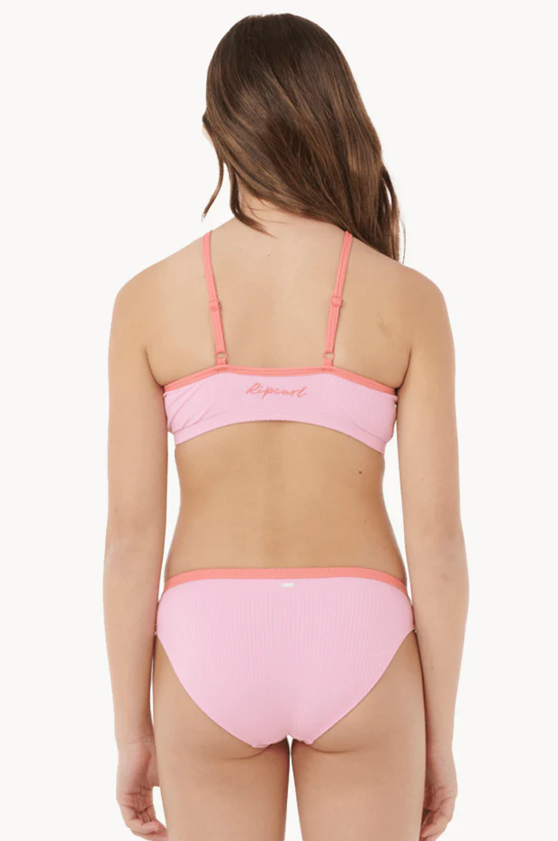 Girls Premium Rib 2.0 High Neck Crop Set - Image 2