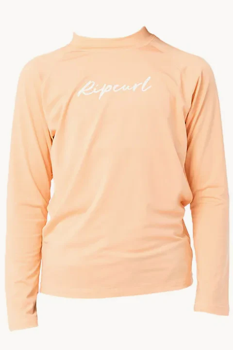 Girls Script Long Sleeve Suntop - Image 3