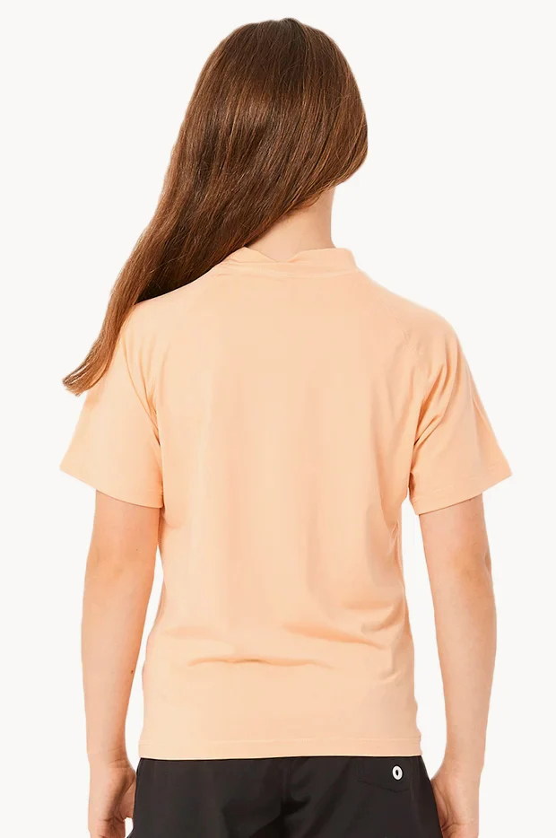Girls Script Short Sleeve Suntop - Image 2