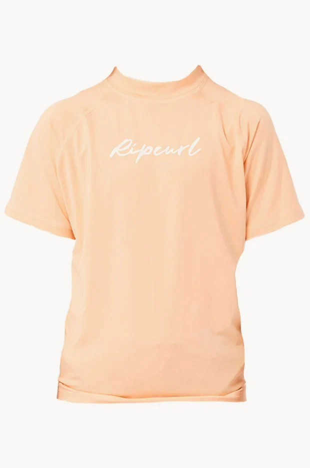 Girls Script Short Sleeve Suntop - Image 3