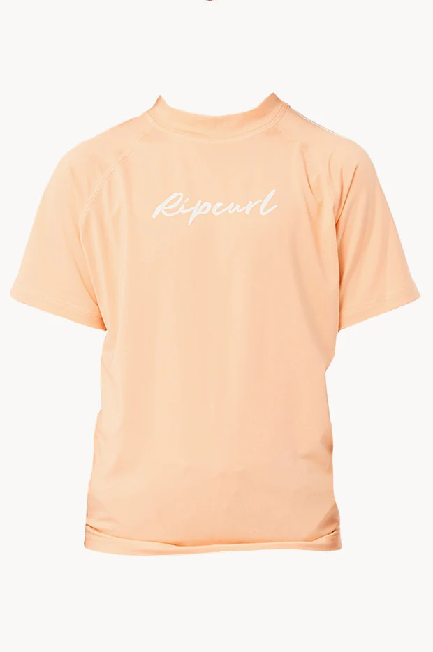 Girls Script Short Sleeve Suntop - Image 2