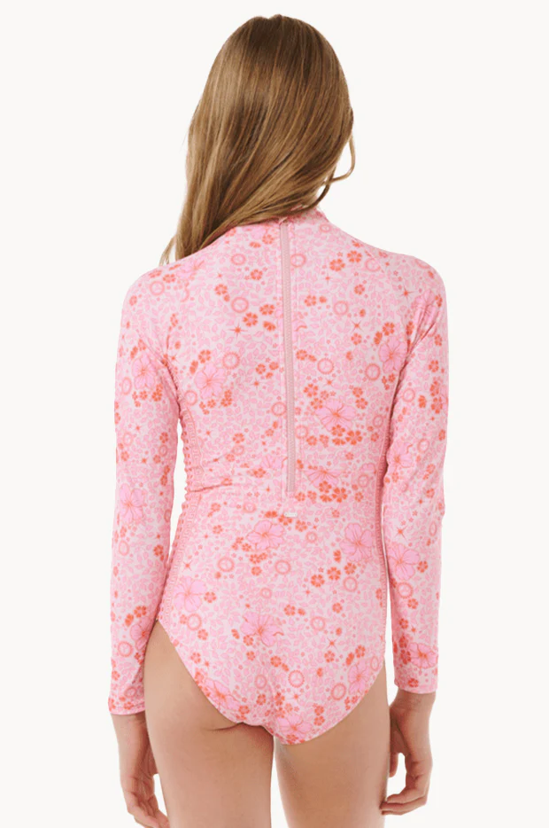 Girls Summer Sol Long Sleeve Sunsuit - Image 3