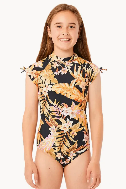 Girls Sunday Swell Cap Sleeve Sunsuit