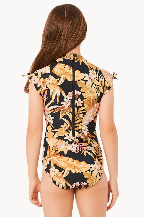 Girls Sunday Swell Cap Sleeve Sunsuit - Image 2