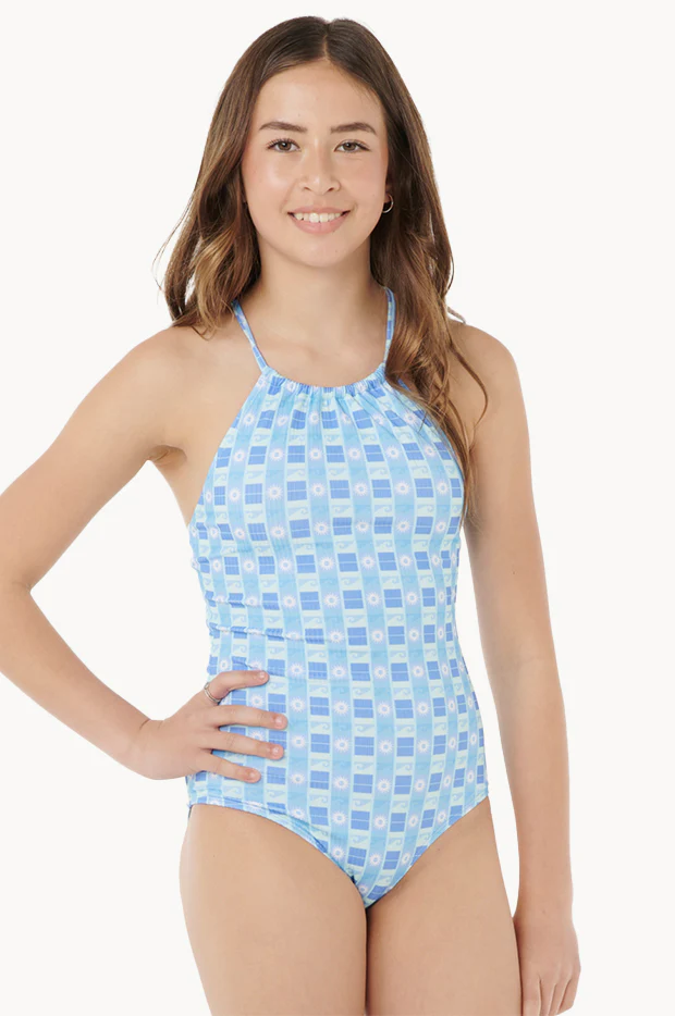 Girls Sunset Rib One Piece