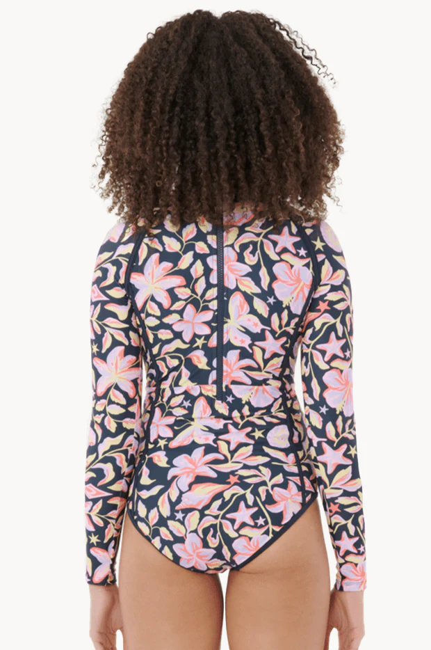 Girls Sunset Skies Sunsuit - Image 2