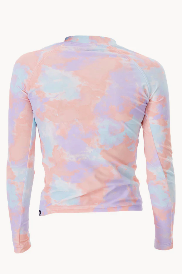 Girls Surf Check Tie Dye Suntop - Image 3