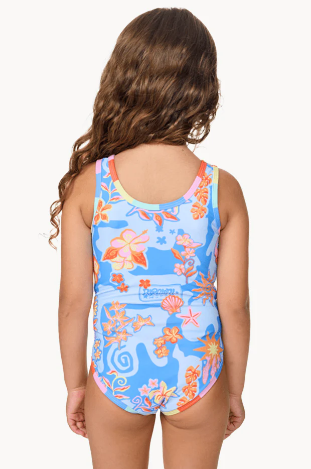 Girls Surf Magic Reversible One Piece - Image 2
