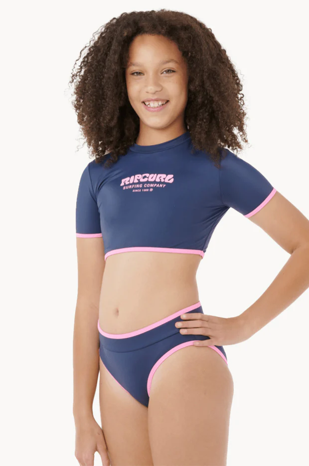 Girls Surf Puff Crop Suntop Set - Image 3
