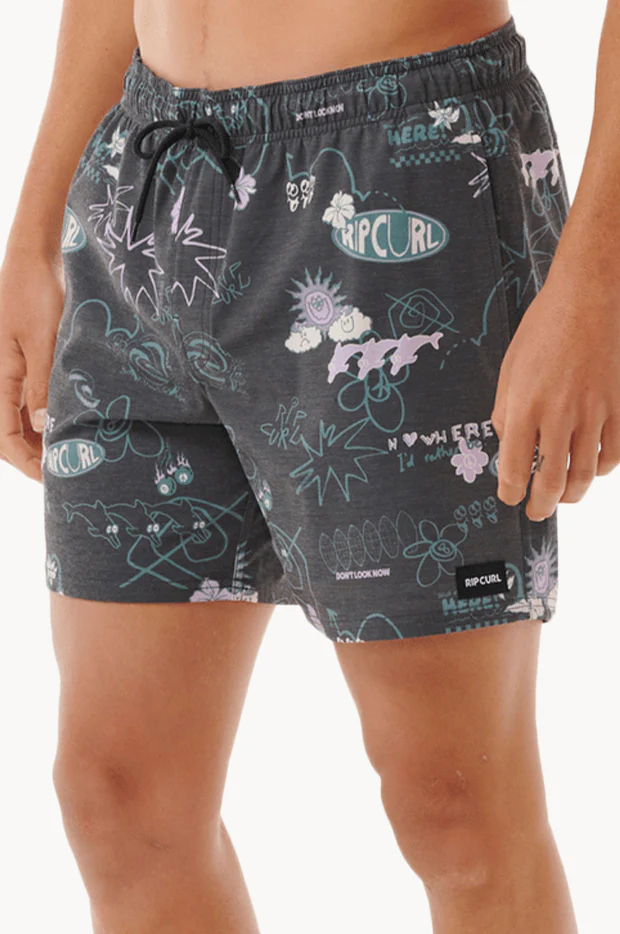 Mens Fun Times Volley Boardshort - Image 3