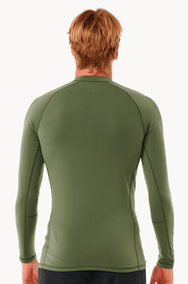 Mens Icons Brushed Long Sleeve Suntop - Image 2