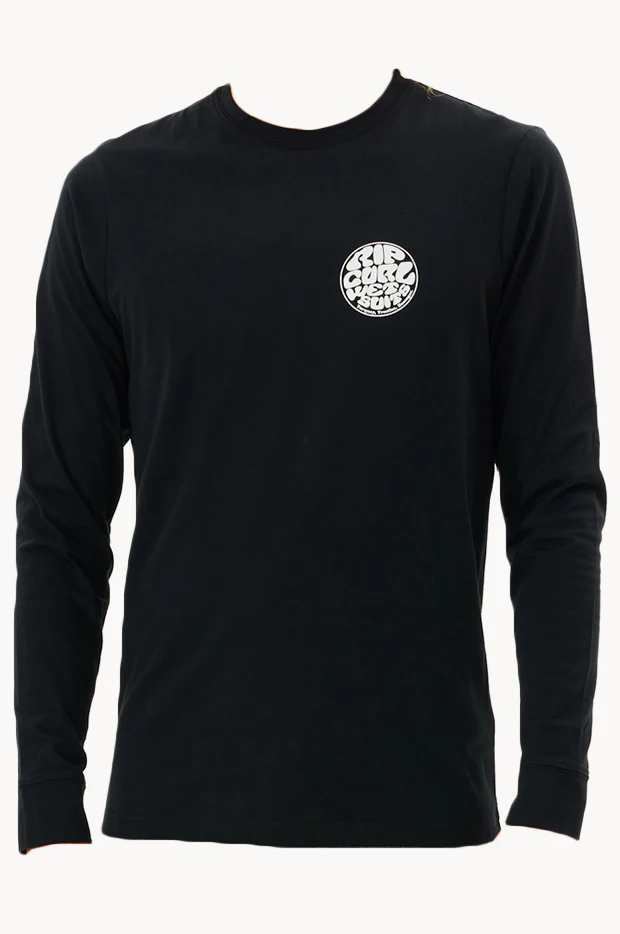Mens Icons Of Surf Long Sleeve Rash Top - Image 3