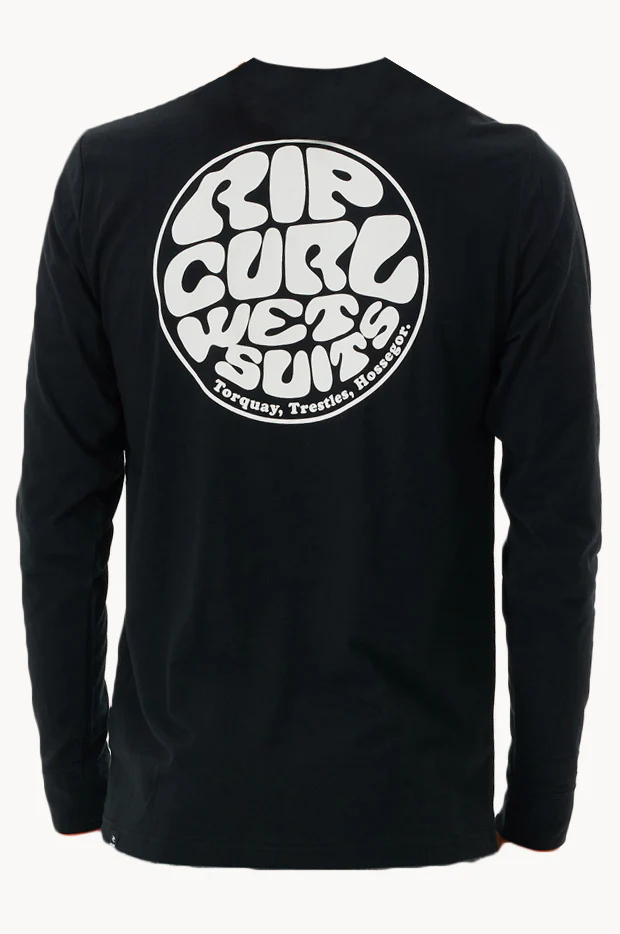 Mens Icons Of Surf Long Sleeve Rash Top - Image 4